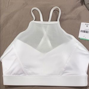 White Sports Bra